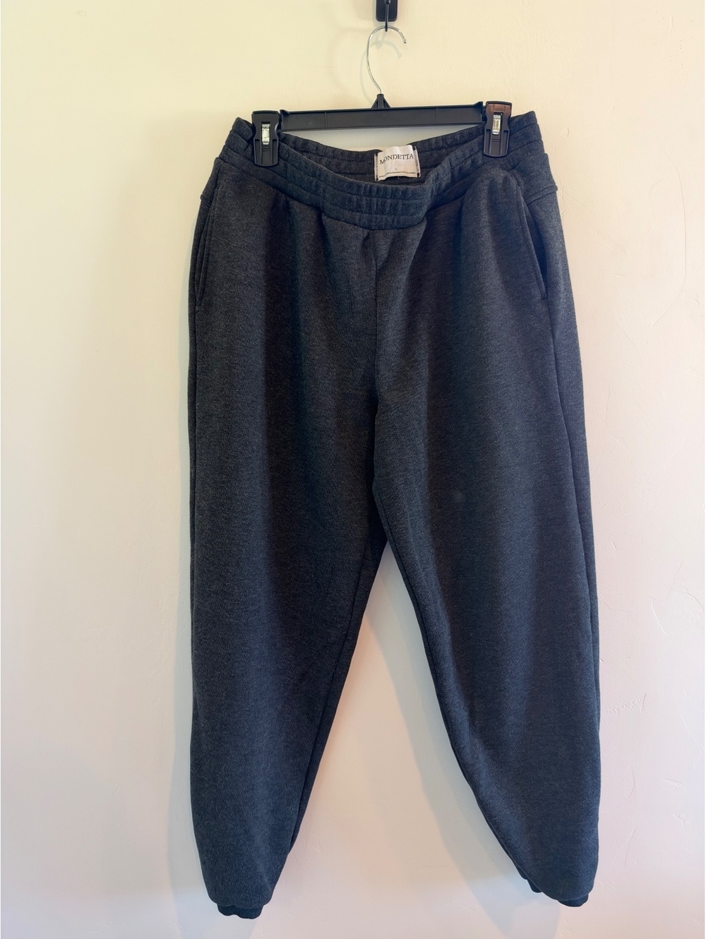Mondetta Men’s Charcoal Gray Jogger Sweatpants Size Large
